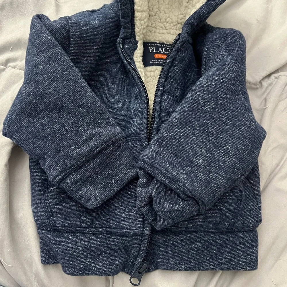 The Children's Place Navy Sherpa Hoodie